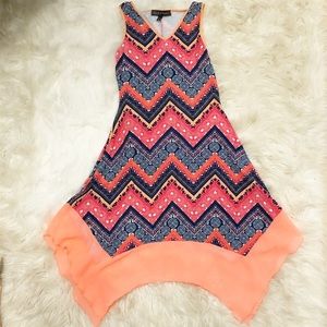 Derek Heart Girls Chevron Size S 7/8 Dress
